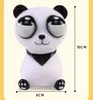 Grappig decompressiehulpmiddel, panda-ogen, creatieve en grappige kleine draak, panda met grote ogen, speelgoed knijpen, knijpen en decomprimeren