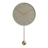 Wandklokken stille klok kwarts Kinderen Noordse ontwerp slaapkamer ongewone slinger moderne woonkamer reloj pendulo decor