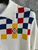 Męskie plus koszulki koszulki na okrągłe szyi haftowane i drukowane letnie noszenie w stylu polarnym z czystą bawełną 1236Y