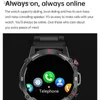 Relógios de pulso Smart Watch HK87 Homens Robustos Esporte Ao Ar Livre Smartwatch AMOLED Tela Bluetooth Chamada AI Voz 410mAh Fitness TrackerQ231123