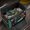 Sac à outils Greener Forest Boîte à outils portable multifonctionnelle Durable et durable Sac de rangement d'entretien épais en toile spéciale électrique 231122