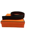 Ceinture Designer Nouveau grain de litchi Emma ceinture hommes en cuir véritable affaires loisirs mode tendance d'âge moyen et les jeunes lettre H boucle