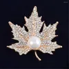 Brooches Bride Pearl Boutonniere Crystal Brooch Woman Clothing Pin Wedding Bridal Banquet Decor