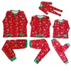 Conjunto de pijamas de Natal para a família, roupa combinando para a família, estampa de desenho animado, roupa de dormir, manga longa para pais e filhos, macacão de bebê, look de Natal 231123