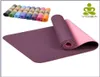 6 mm tpe nslip maty do jogi dla fitness bez smaku marki Pilates Mat 8color Gym Ćwiczenie sportowe maty z paskiem jogi worka jogi 203385474