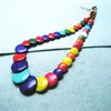 Chains 1PC Multi Color Of Howlite Necklace Bright Women Choken All With Nice For Party Wearring 50CM Length Turquoise Stone Free Ships