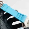 Titanium Richa Milles RM011 Win -Barrel Stal Stal Watch Multifunkcyjna automatyczna mechaniczna synchronizacja Wodoodporna gumka Mężczyźni