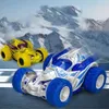 Ny ABS-dubbelsidig fyrhjulsdrift tröghetsleksakbilstunt kollision rotera vridning utanför vägen fordon barn leksaker bil för pojkar