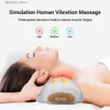 Massaging Neck Pillowws Cervical Massage Pillow Constant Temperature Hot Compress Vibration Massager Neck Stretcher Relieves Shoulder and Neck Pain Q231123