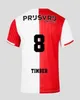 2023 2024 Feyenoords Kokcu Soccer Jerseys Away Gimenez Danilo 23 24 Home Trauner Men Kit Kit Hartman Gimenez Paixao Taabouni Timber Red Football Shirt