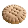 Bonecas vida real forma de biscoito almofada de pelúcia macio criativo travesseiro cadeira almofada de assento de carro decorativo biscoito tatami volta sofá casa 231122