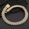 Anhänger-Halsketten Pass Diamond Tester Cuban Link Halskette für benutzerdefinierte Anhänger 18 mm Hip Hop Herrenschmuck Große Halsketten Vvs Moissanit Kubanische Kette