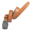 Bälten Western Belt Rectangular Floral Buckle Fashion Midjeband Midjan Casual justerbar rem för vuxna män Kvinnor Cowboy