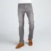 Jeans masculinos Moda esticada Slim Fit Casual calça de jea