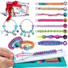 Kit de confecção de pulseiras da amizade para meninas adolescentes, os melhores presentes para meninas em kits de confecção de joias para aniversário, Natal, festa gratificante, artes e ofícios DIY