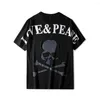 Men's T Shirts Mastermind Luxury Men MMJ Skull Bone Love T-Shirt Hip Hop Skateboard Parkour Street Cotton T-Shirts Tee Top