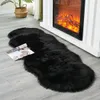 Carpets Plush imitation wool black wave carpet home improvement carpet floor mat kids room carpet floor mat