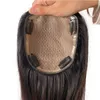 14 inches European Virgin Human Hair Pieces 120% Density 5x5 Silk Topper Closure for Black Woman