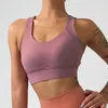 Completo da yoga Cloud Hide Reggiseno da yoga taglie forti Top sportivo con schiena sexy per donna Fitness Push up Palestra Allenamento Camicia da corsa Gilet sportivo antiurto 231122