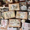 20set/lot Memo Pads Material Paper Old Growth Forest Journal Scrapbooking Card Background Decoration Stationery