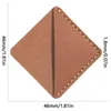 Bookmark For Kids 6PCS Rhombus Book Markers PU Leather Corner Page Meaningful Reading Gift