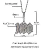 Custom Name Necklace Men Women Iced Out Baguette Setting Pendant Personalized Charms Trap Rapper Super Star Cubic Zirconia Hiphop Jewelry