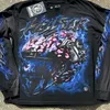 Męskie kurtki Y2K Bluza męska harajuku hellstar hip hop graficzny graficzny nadruk gimised gotycka koszula z długim rękawem ubranie 231123