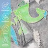 Blankets Luminous Unicorn Dinosaur Throw Blanket for Girls Boys Plush Flannel Christmas Tree Glow in the Dark Super Soft 231123