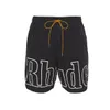 designer shorts sommar mode strandbyxor snabb torkning svett absorption män högkvalitativ gata slitage röd blå svart lila byxor Mens Kort storlek: M-3XL