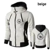 Heren Hoodies Sweatshirts herfst en wintermode Josanta claus bedrukte hoge nek warme vrije tijd dikke ritssluiting kraagjas