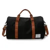 Sacs de plein air Sac à bandoulière de voyage durable pour hommes et femmes Duffel de couleur unie avec compartiment à chaussures Fitness approprié 231122