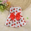 Ropa para perros Suministros para mascotas Vestido de princesa de flores pequeñas Kitty Teddy Ropa Falda linda Accesorios delgados de verano 230422