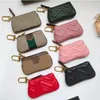 7A Porte-monnaie Porte-clés Petite pochette Designer Mode Rouge à lèvres sacs Femmes Hommes Porte-clés Titulaire de la carte de crédit De luxe Mini Portefeuilles Sac Charme beaucoup 6 couleurs