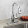 Mutfak muslukları hareket sensörü tek tutamaç krom kaplama aşağı çekme musluğu ayarlanabilir akış hızı seramik yerleşik su filtresi