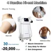 Stehendes 4-Griff-Muskelstimulationsgerät Emslim neo Body Sculpting Vibrierendes Körpermassagegerät EMS Slim Muskelaufbau Bauchfettentfernung Fitnessgerät