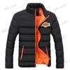 Men's Jackets 2023 New Men's Warm jacket Handsome Plus Size Coat Loose Autumn and Winter Warm Stand Collar Trend Cold-proof Padded Jacket T231123