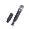 Microphones M-4 UHF Wireless For Karaoke Singing Rechargeable Dual Dynamic Microphone With Bluetooth Receiver Professional