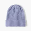 Beanie Skull Caps Autumn and Winter Thickened Warm Knitted Pile Hat Outdoor Wool White Hair Cold Hat Fashion Women's Wool Hat