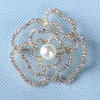 Pins Brooches Camellia Jewlery Style Flowers Lapel Pins Pearls Flower Broche Broach Jewelry For Women