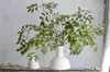 Flores decorativas 31 "ramas de glicina falsas hojas verdes artificiales planta de primavera decoración de mesa para el hogar centros de mesa florales DIY