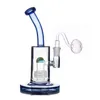 Bongs de vidrio hembra de 14 mm Cachimbas de 5 mm de espesor Plataformas de limpieza de aceite con filtro de rueda Perc de cúpula Tubos de agua con tubería de quemador de aceite de vidrio macho Aceptar logotipo personalizado Más barato