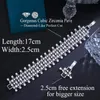 Link Bracelets BeaQueen Shiny Round CZ Stones Nets Charm For Women Evening Party Silver Color Wide Big Bangle Brides Gifts B250