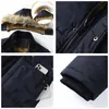 Men s Jackets Men Warm Parkas 2023 Winter Windproof Fleece Thick Jacket Coat Fashion Hooded Fur Collar Classic Casual Parka 231123