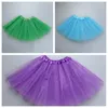 Röcke Organza Gaze Mesh Solid Tutu Rock Ballett Puffy Dance Girls 30CM Damen Tüll Prinzessin Partykleid Dropship