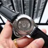 PANERI 시계 손목 시계 ZF-Factory Mirror 디자이너 고급 스위스 시계 자동 이동 크기 44mm 수입 소 가죽 스트랩 방수 남성 운동 시계