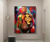 Rua graffiti arte cartaz parede arte decoração pintura impressão em tela boxe tyson imagem para crianças roomhome decor6223678