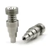 Titanium Nail Domeless 6 IN 1 Joint 10mm 14mm 18mm Dual Function Screw GR2 Water Pipes Dab Rigs Wax Tools ZZ