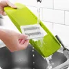 Neuer LMETJMA Mandoline Slicer Edelstahl Gemüseschneider mit 3 Klingen Julienne Slicer Cutter für Kartoffel Karotte KC0083