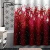 ستائر دش عيد الميلاد سلسلة 3D طباعة دش الستار مهرجان البوليستر مقاوم للماء الجرس الأحمر الجرس الحصير مجموعة ملحقات حمام 231122