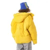 Men's Down Cotton Coat Candy Color Winter Jacket Clothes Tide Brand Thick Parkas